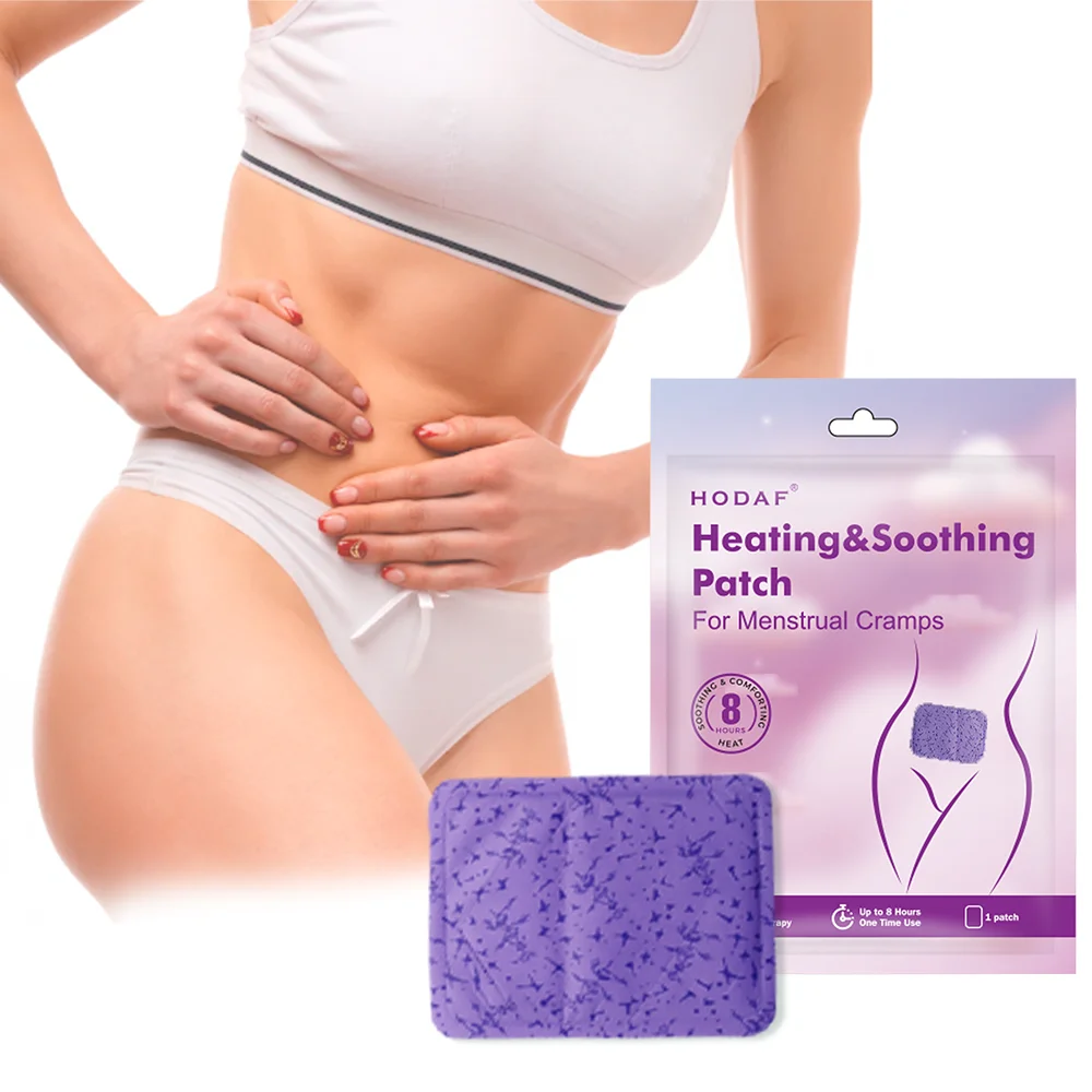 HODAF Herbal Menstrual Period Patch Cramp Pain Soothing Patches Heat Pad