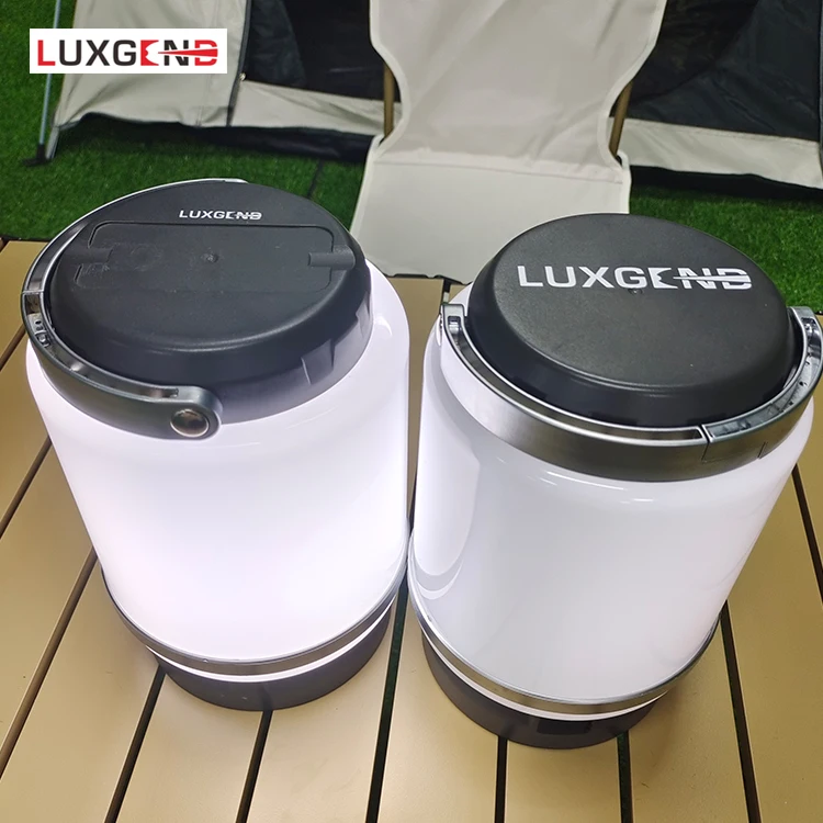 Luxgend wholesale dimmer available USB rechargeable 4AAA battery supply power 1000LM LED portable camping lantern