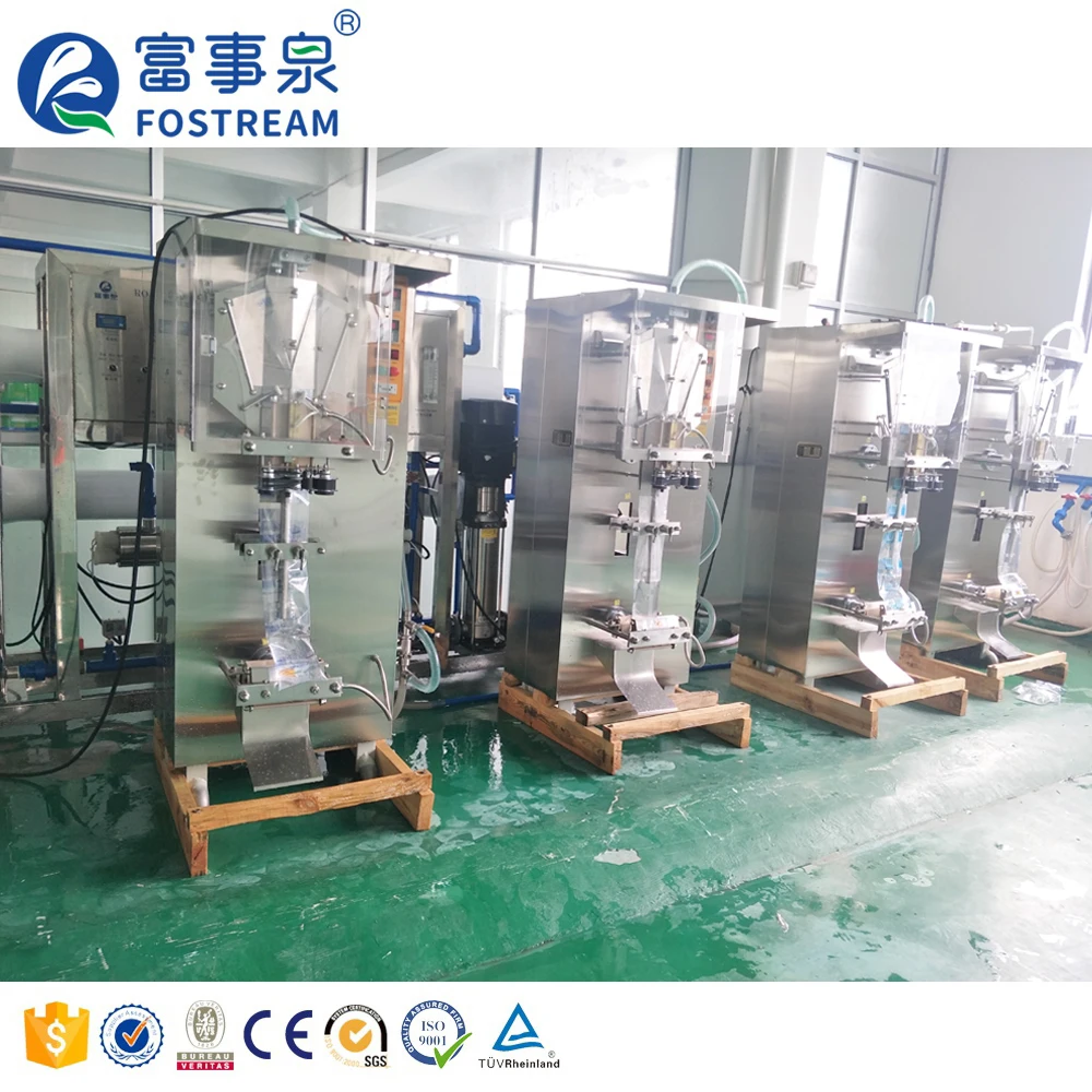 As1000 Completely Automatic Small Plastic Bag Liquid Sachet Water Filler And Sealer