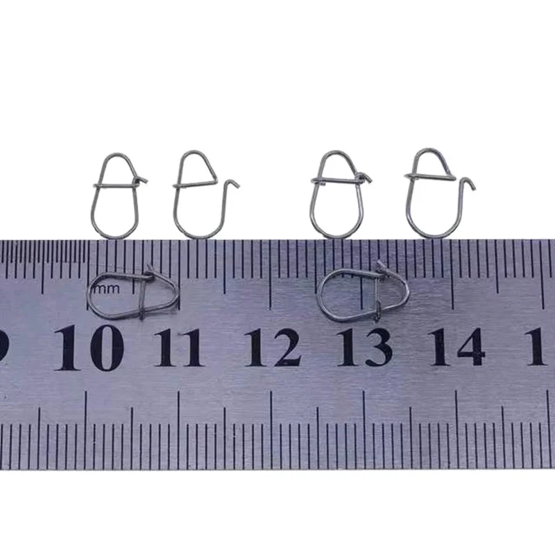 Calabash type pin American swivel ring enhanced wide-belly swivel reinforcing pin Eight ring connector fishing gadget