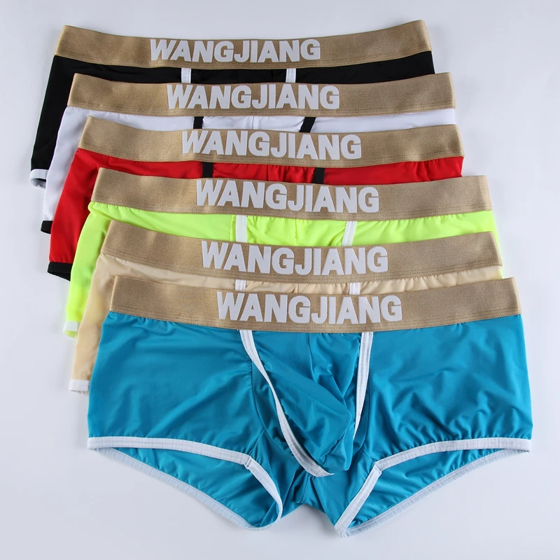 Мужское нижнее белье оптом Wangjiang Сексуальная внутренняя одежда вязаные трусы для мужчин