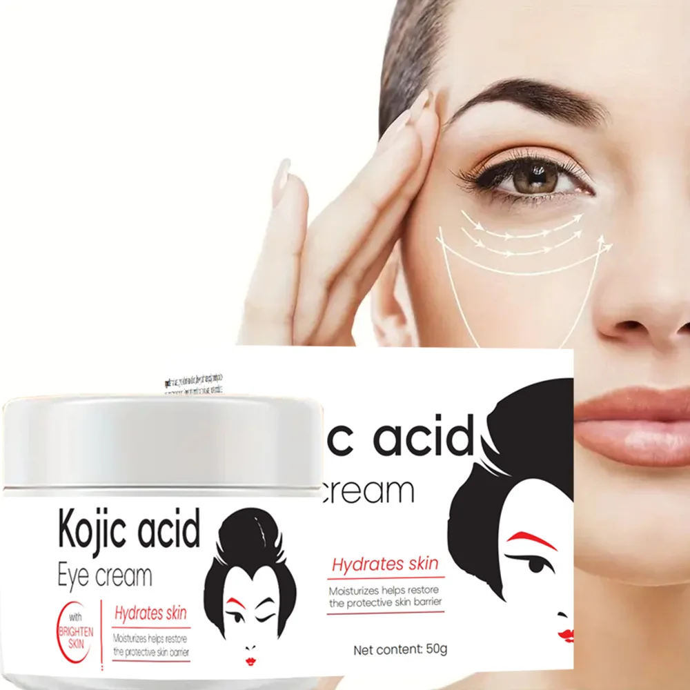 New Natural Kojic Acid Eye cream Hydrating & nourishing formula lighten bark spots skin aging Kojic Acid Eye Cream