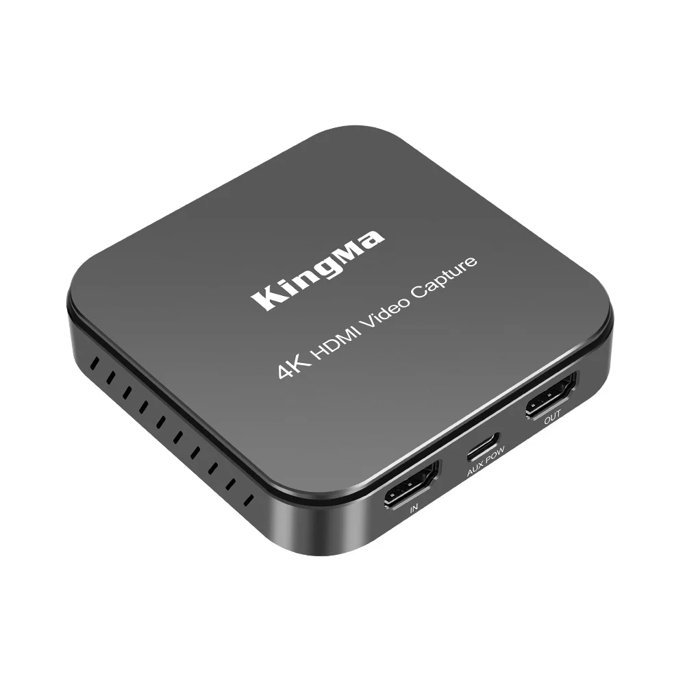 Карта видеозахвата Kingma USB3.0 Type-C HD MI для потоковой передачи и записи поддержка 4K 60 Гц захват