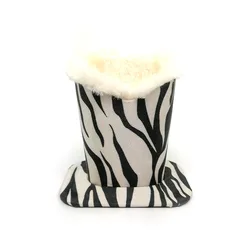 Animal Pattern PU Leather Decorative Sunglasses Eyeglasses Holder Stand