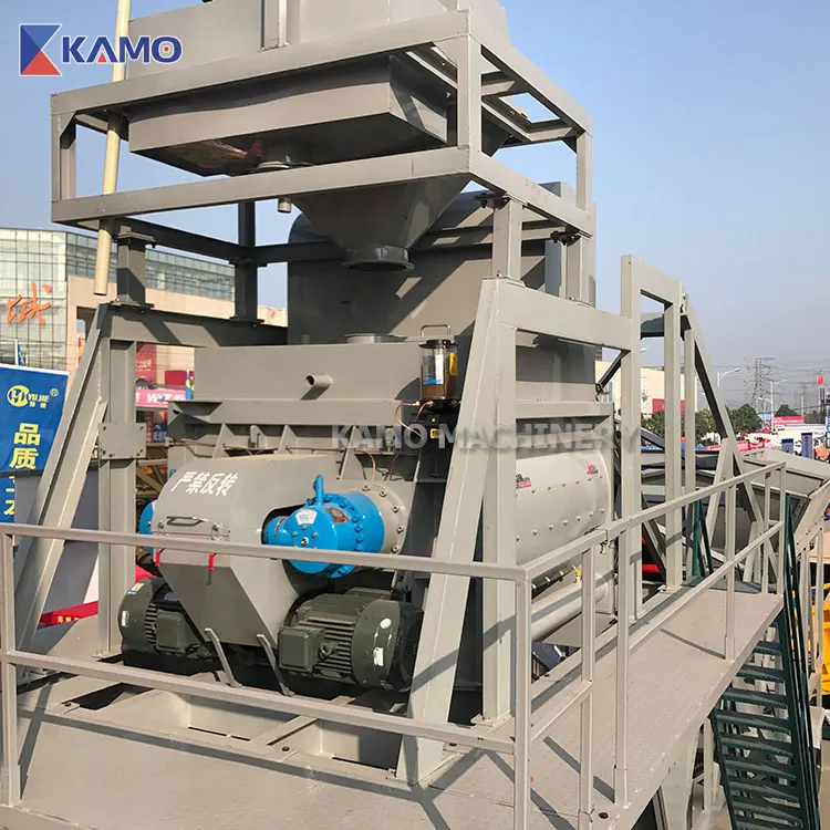 Direct Export From Chinese Factory Hot Sale 50m3/h Mobile Concrete Mixing Plant YHZS50 Cement Batching Plant Supplier