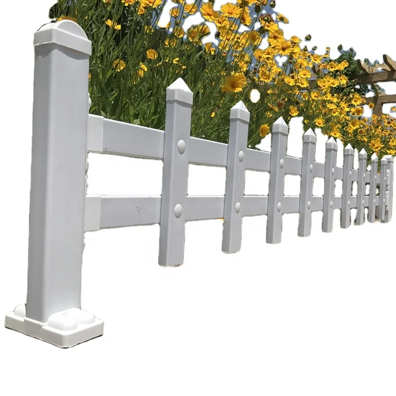 UV-Proof White HDPE Garden Fencing PVC Fence