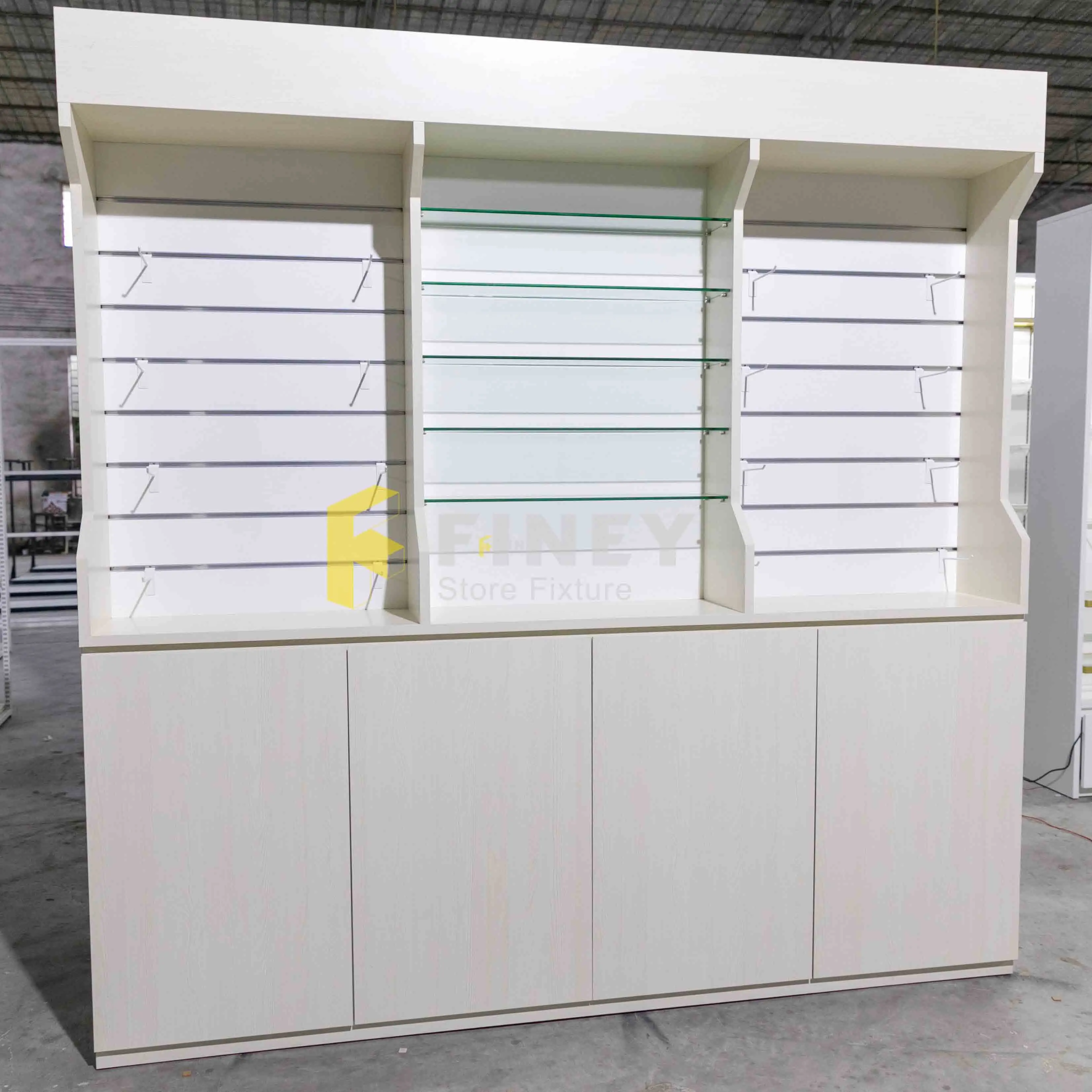 Full store design outdoor beach shop stall clothes swimming cap display showcase