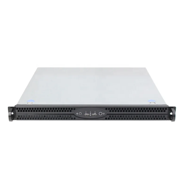 Compact 1U rak L420MM Compact ATX Server Chassis compatible with 1U flex,1U single,1U Redundant Power Supply