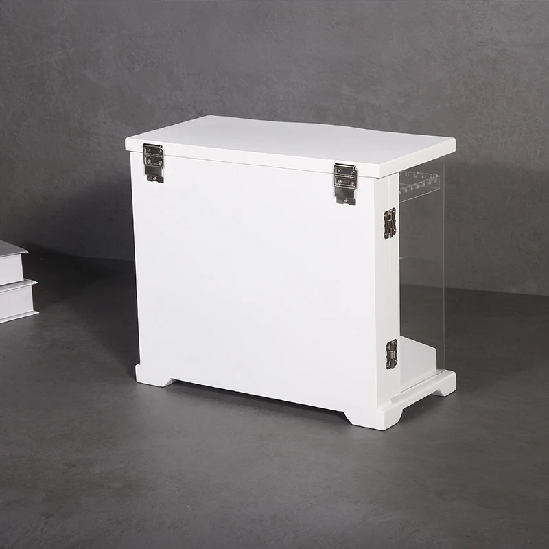 Birthday Christmas Gift  lacquered Wood ring Display Case womens Jewelry Box Organizer jewelry Box for girlfriend mother