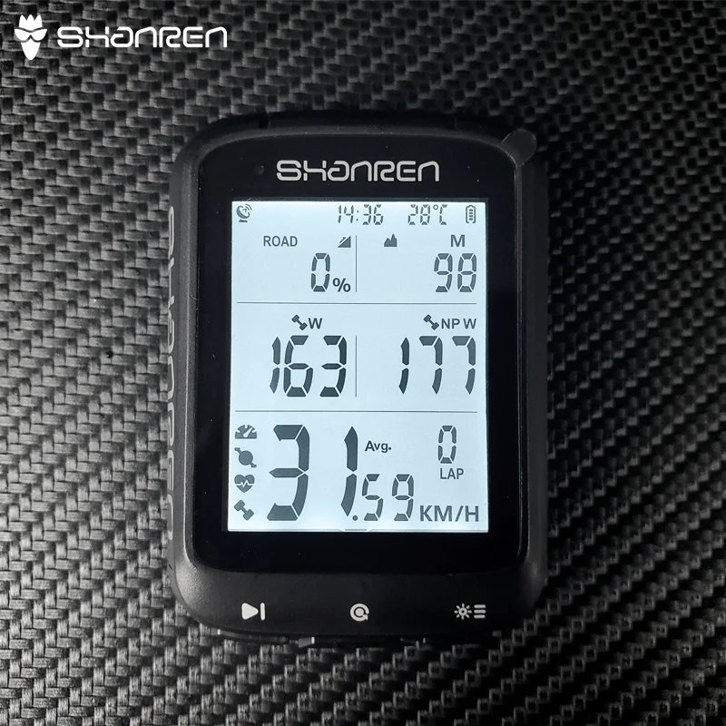 Велосипедный компьютер Shanren для езды на велосипеде gps с bt и ANT