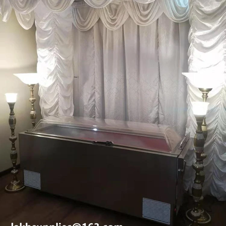 Охлаждающий гроб, замена для просмотра в часовне