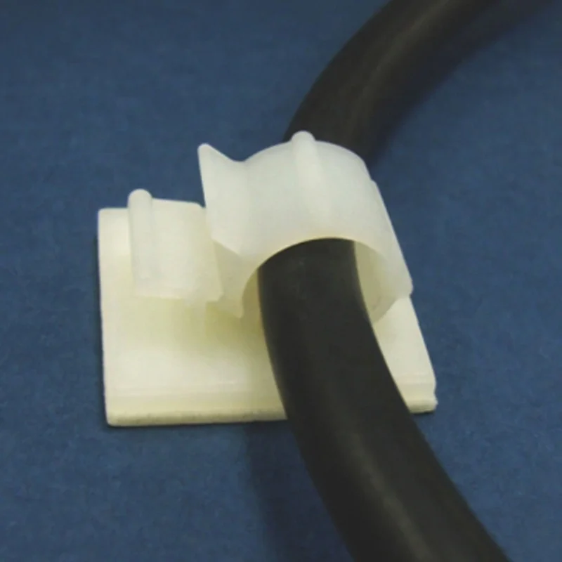 Factory direct sales adhesive wire electric cord cable saddle clips organizer cable holder