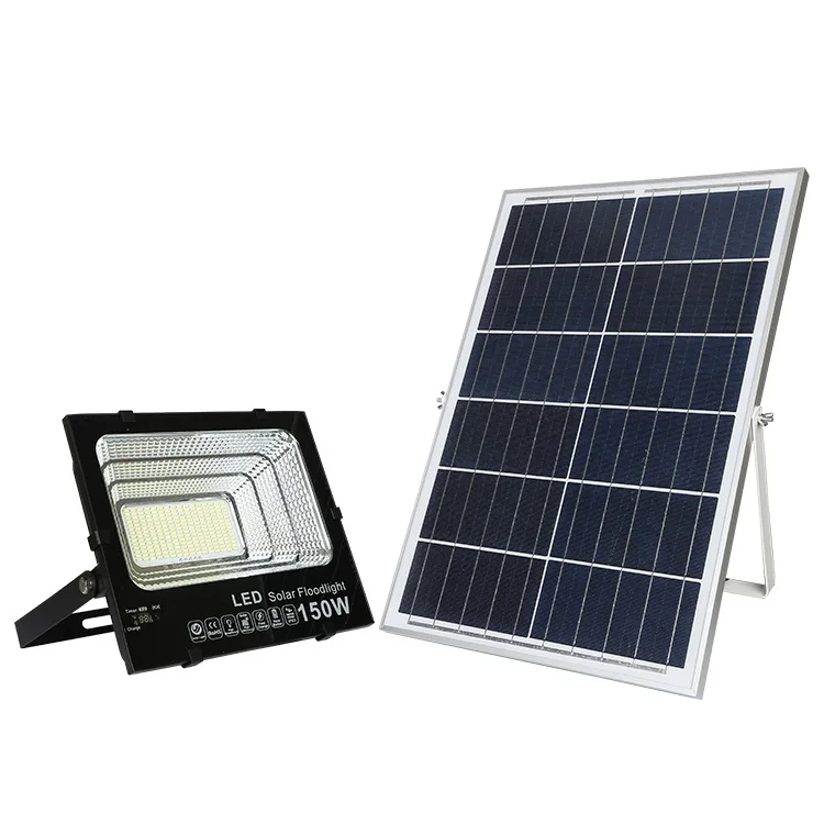 Мощный наружный водонепроницаемый Ip67 30 50 100 150 200 300 400 500 1000 Вт Светодиодный прожектор на солнечной батарее