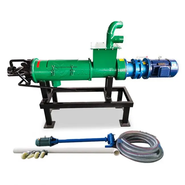 Agricultural Equipment animal fertilizer separator/dry and wet pig manure separator/poultry manure processing machine