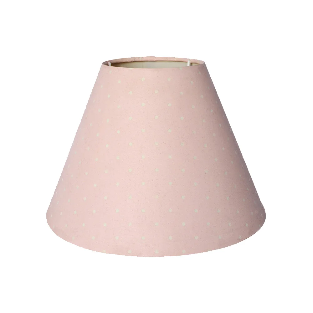 Custom restaurant bedroom hat cone TC fabric cloth lamp shade for table floor wall lamp