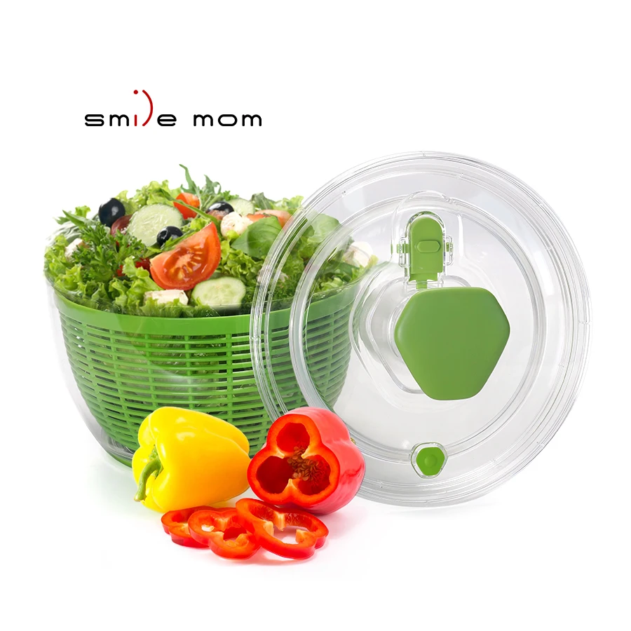 Salad Spinner Fruits Basket Vegetables Washer Dryer Fruit Drainer Lettuce Spinner Colander Basket for Kitchen Gadgets