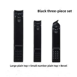 Black Stainless Steel Nail Clippers Refuse To Rust Nail Cutter With Top Quality Custom Logo Or Private Label Tool Nail Cutter