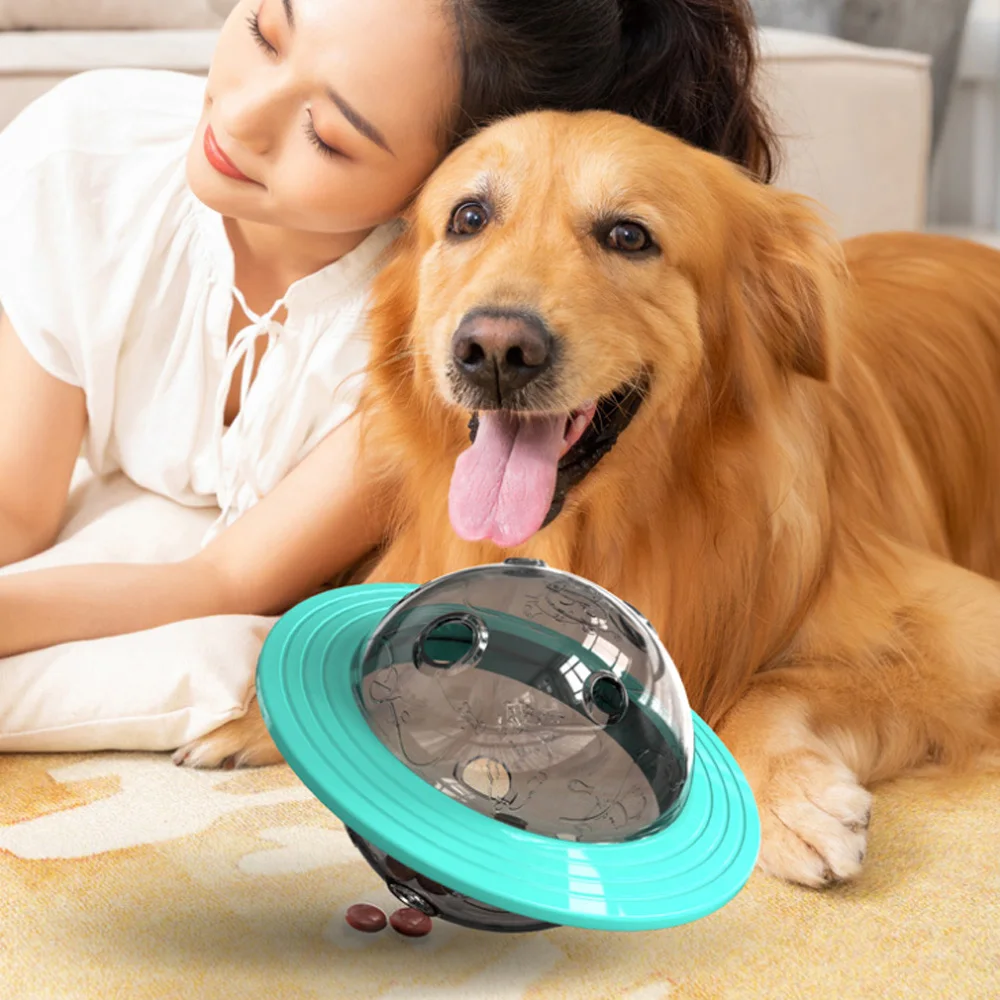 New Pet Dog Planet Toy Resistance To Bite Leakage Food And Flying Disk Toy Dog Training Products