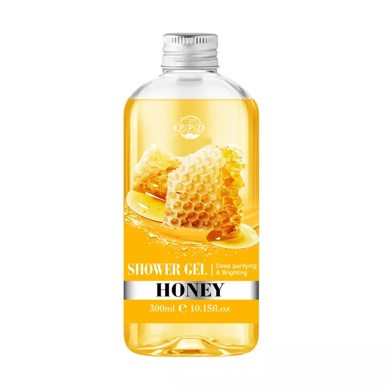 Мед природа Body Wash 300 ml травяной оптом частной марки OEM/ODM органический мед гель для душа