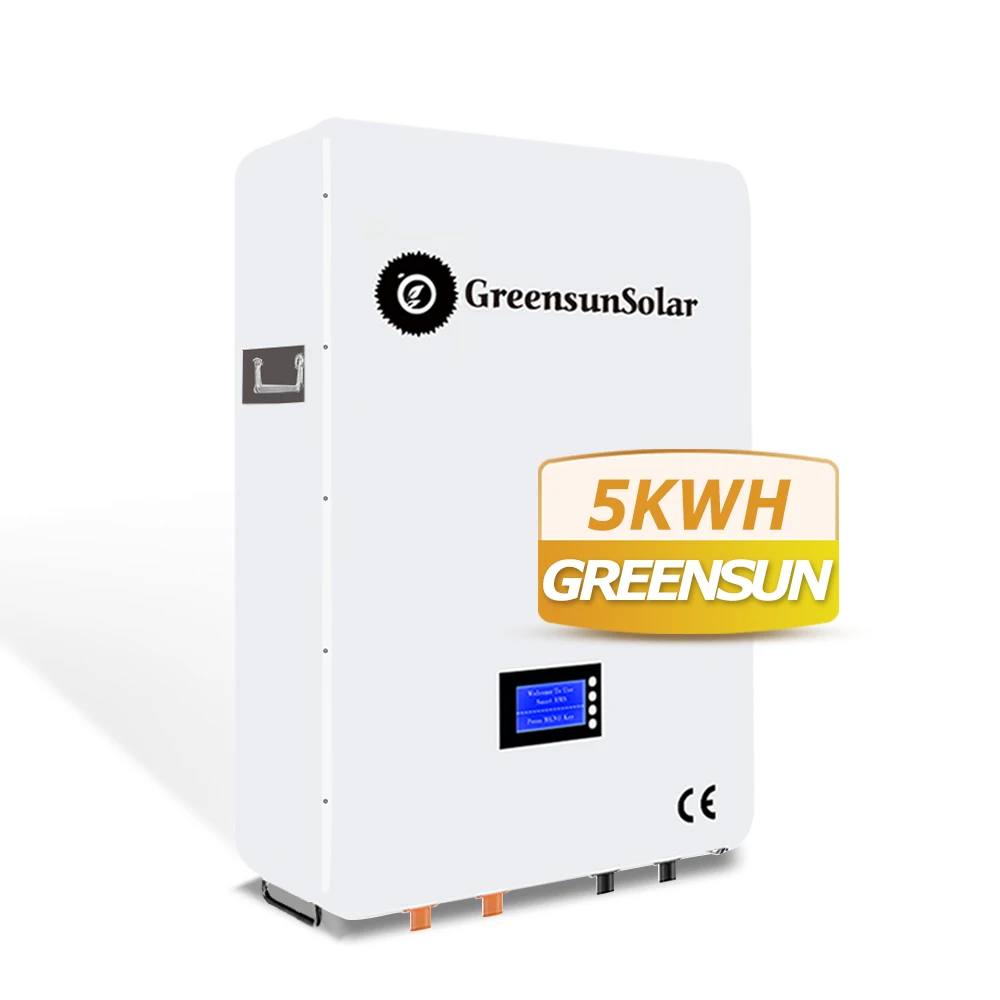 Greensun Powerwall Storage System 5Kwh 7kwh 10Kwh 20Kwh Solar Battery 48V 100Ah 200Ah For Electric Car and home