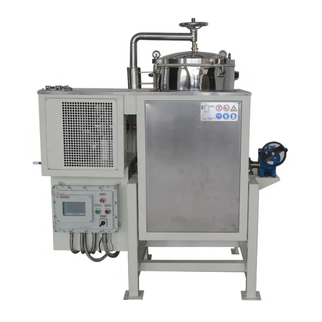 Low cost solvent recovery specialty hemp pure oil extraction machine of ethanol recycling