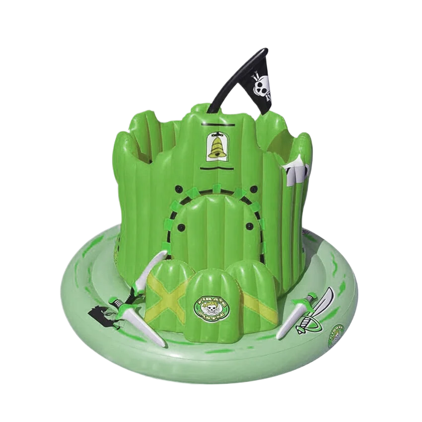 Ice Cube Tiki Bar Pirate Ship for Pools Lakes Beach Floating Kingdom Raft Lounger
