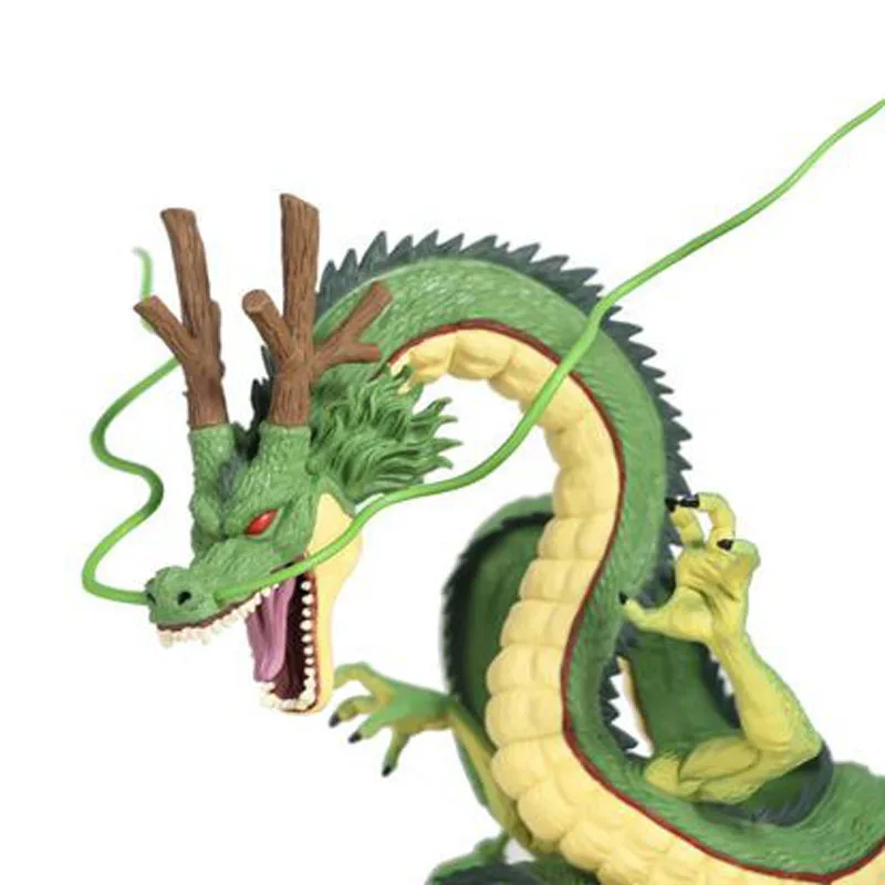 Anime 35CM DBZ Green Big Dragon Figure Super Large Figurine PVC Toys Model Statue Ornament
