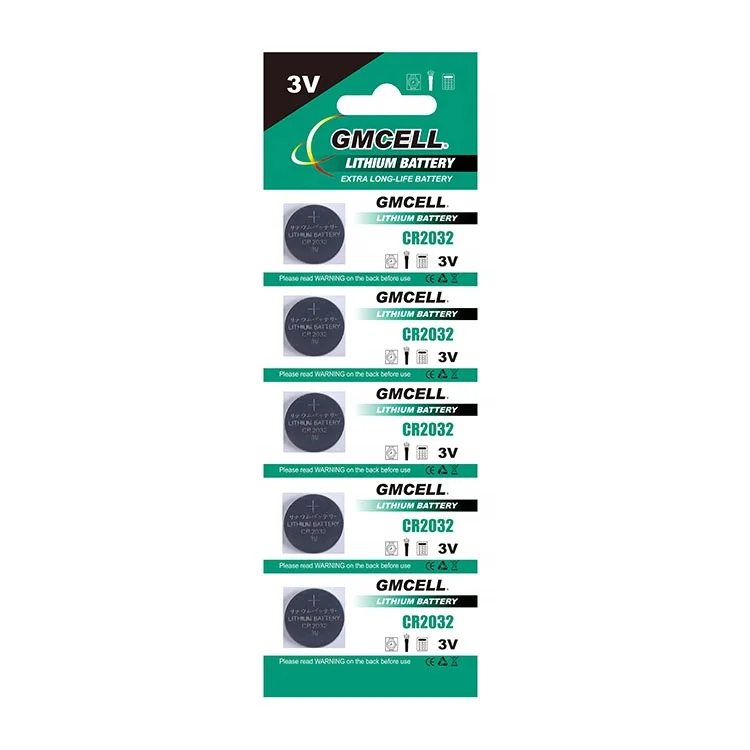 Hot Sale 3V Lithium Coin Cell CR2032 Button Cell Battery