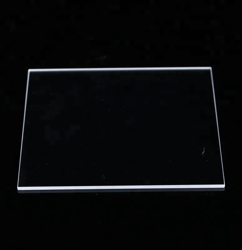Прозрачный лист из кварцевого стекла с высокой передачей тепла, защита от ультрафиолетового излучения, 500 Х500 х3 мм