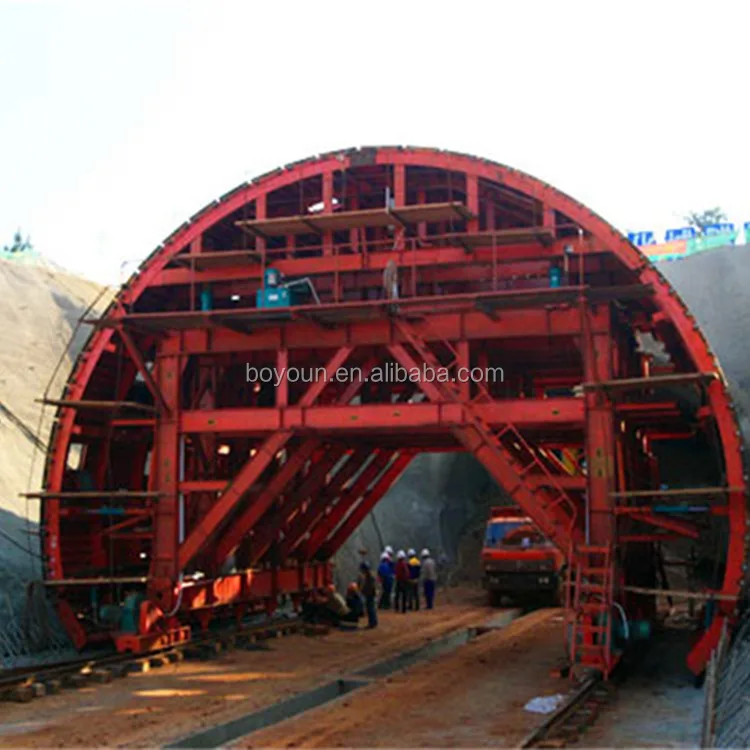 High quality steel tunnel lining trolley formwork for highway construction