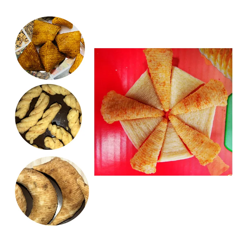 Strength factory doritos bugle tortilla chips other fried flour chips snack food extruder making machine
