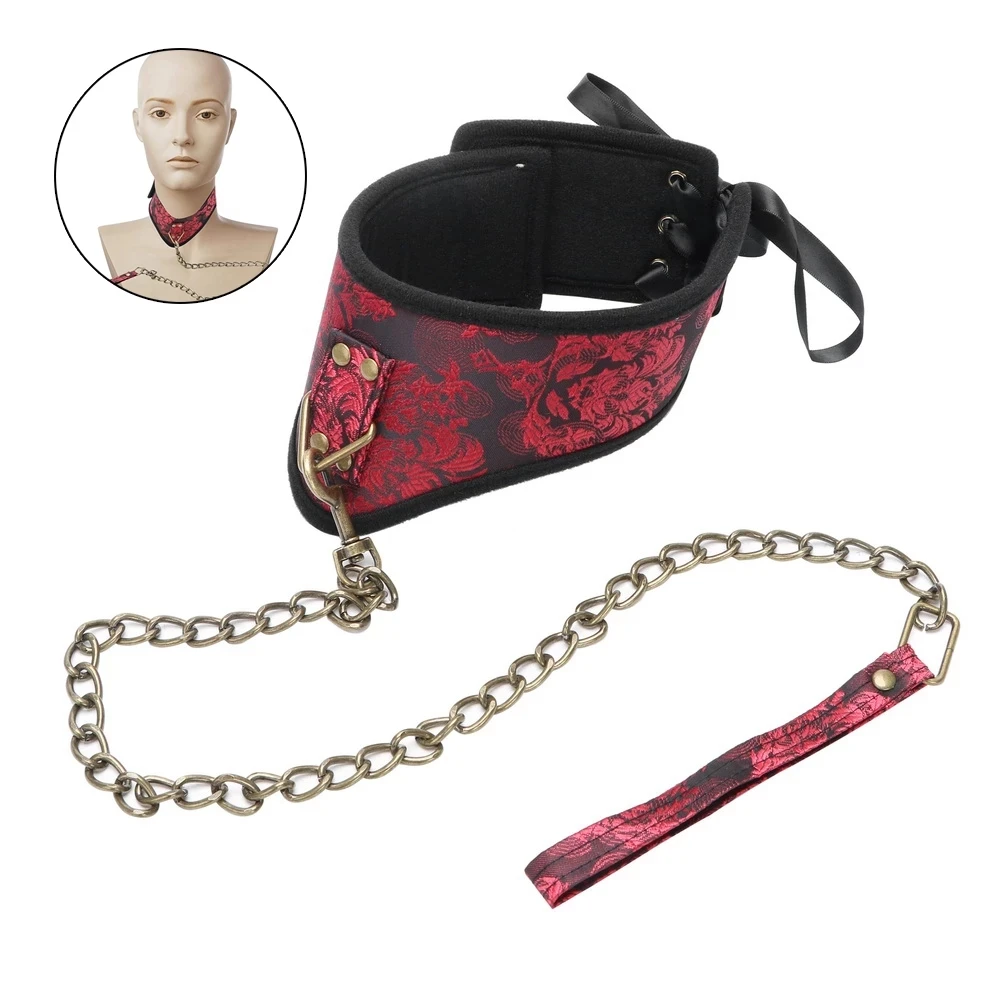 Nylon Bondage Set Handcuffs Neck Cuff Chastity Sex Toys For Couple Tool Games Adult Product Sexual Machine Erotic Shop