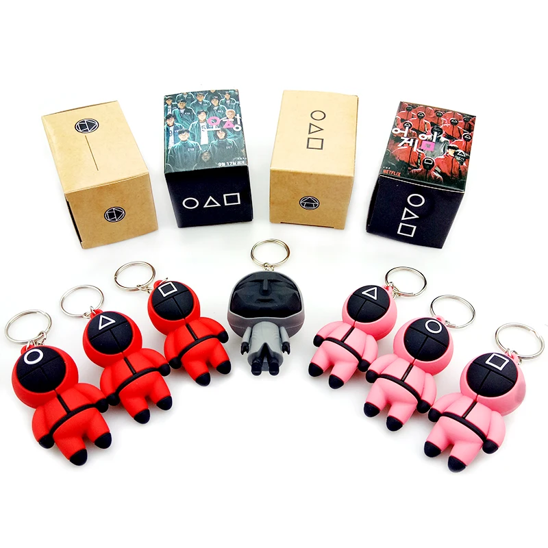 Factory In Stock Korean TV Squid Toy 3D Soft Rubber Cosplay