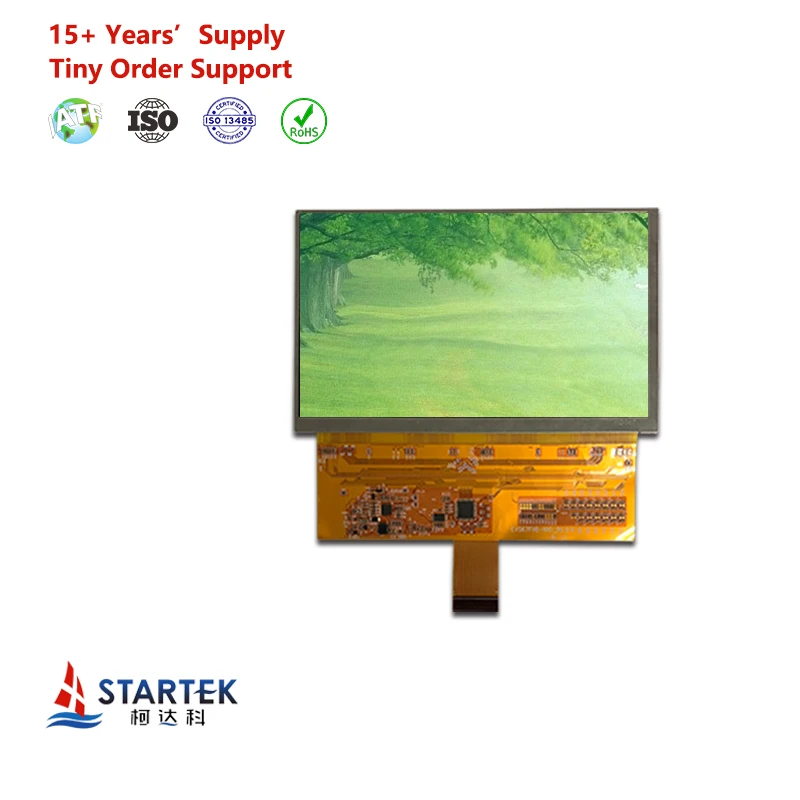 Liquid crystal display 1920*1080 LVDS interface 800cd/m2 6.7 inch tft lcd screen with capacitive touch
