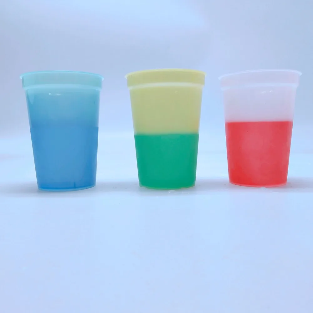 
Cold water Plastic color changing cup mood stadium cup 