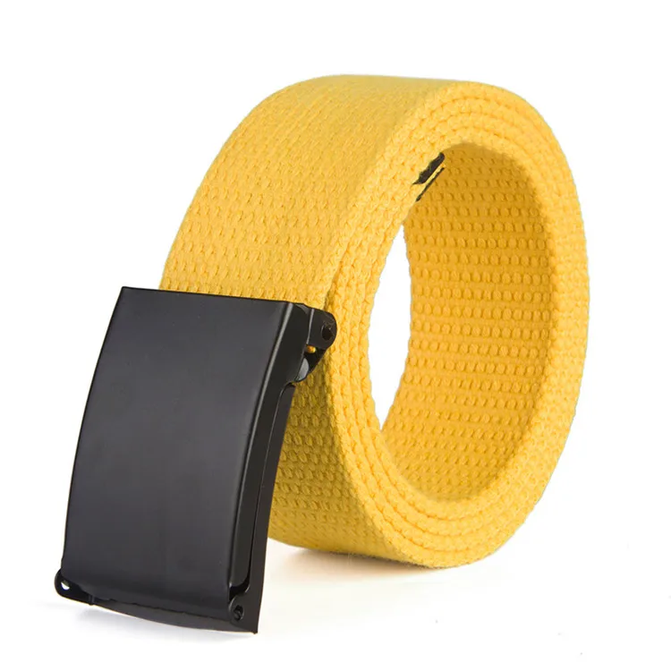 Wholesale Mens Colorful Cotton Fabric Cotton Canvas Web Belt