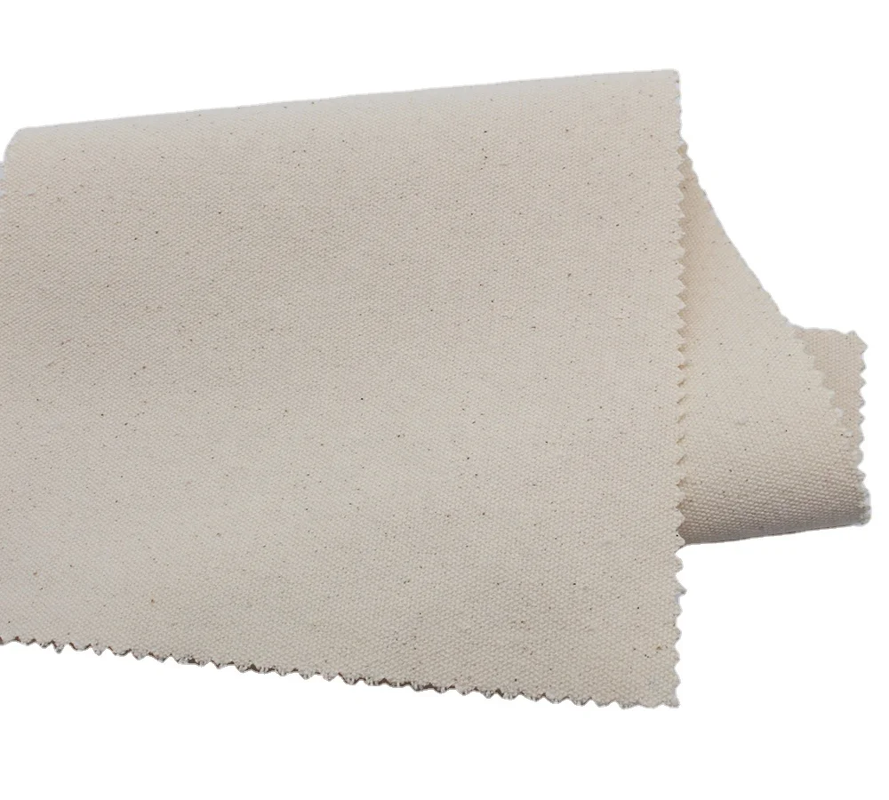 14 oz 14oz 100% cotton material canvas grey greige fabric for tent shoes bags making