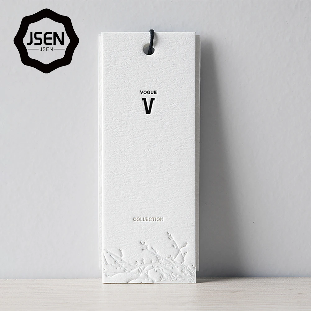 
custom hang tag craft 800gsm round clothing tags 