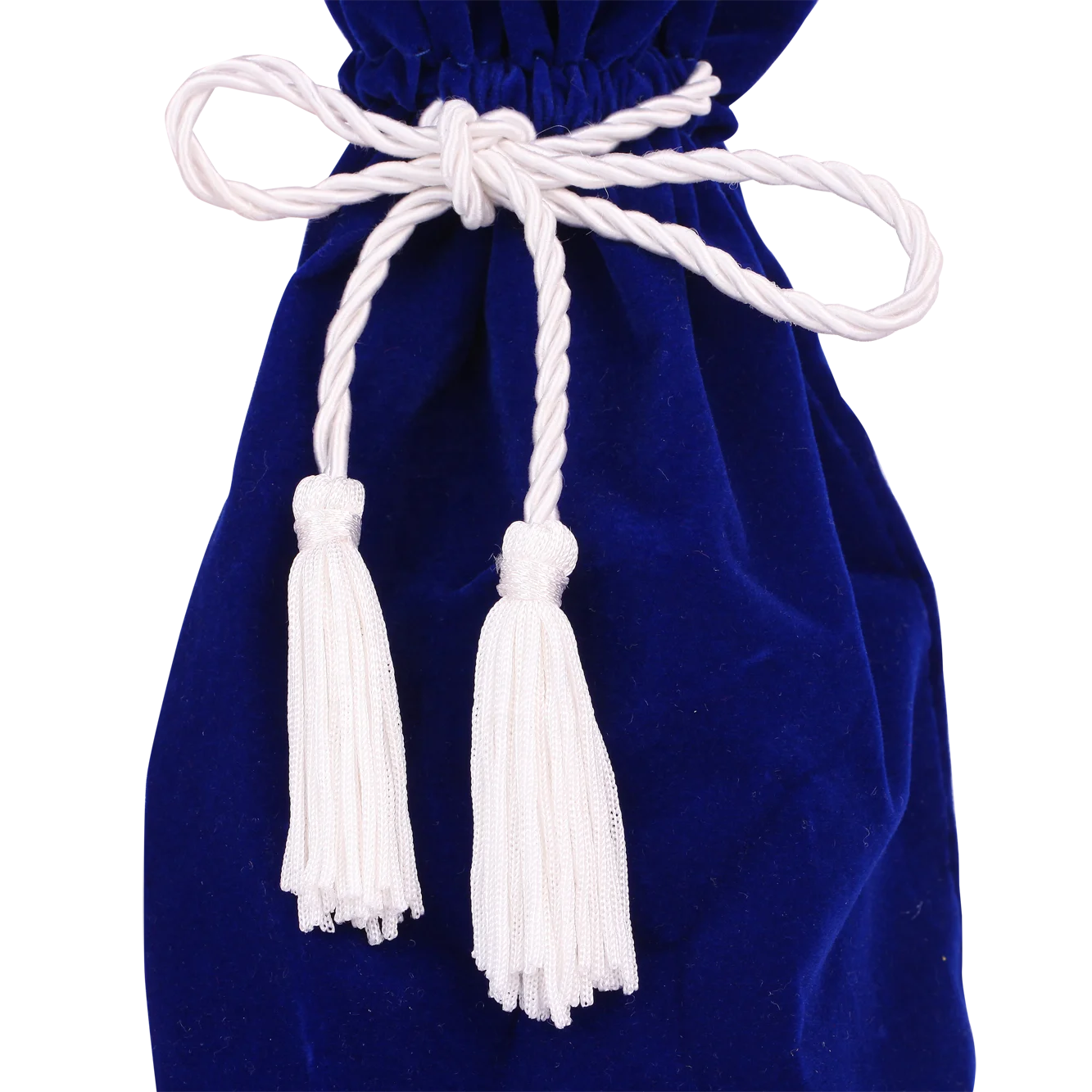 Luxury wine bottle wine velvet drawstring bag with tassel gifts packaging