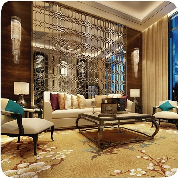 Damp-proof Decorative Stainless Steel Home Room Divider Partition Metal Screen Panel