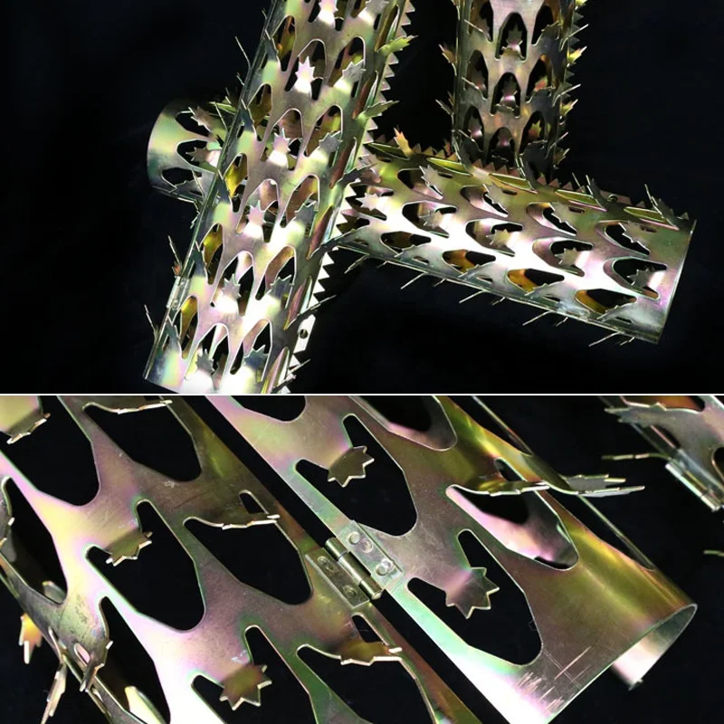 Galvanized anti-theft piercing gas water pipe anti-climbing piercing drain pipe anti-climbing protection piercing Caigang thief