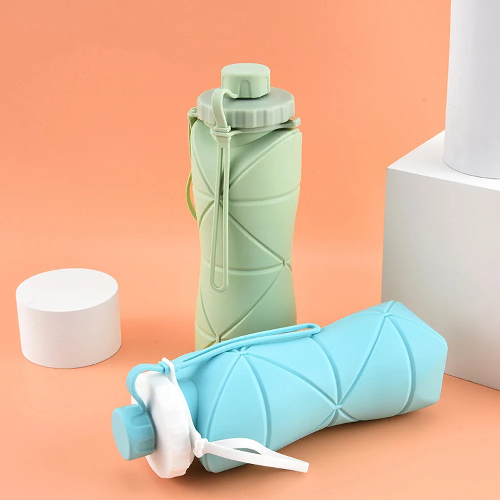 Складная силиконовая бутылка для воды