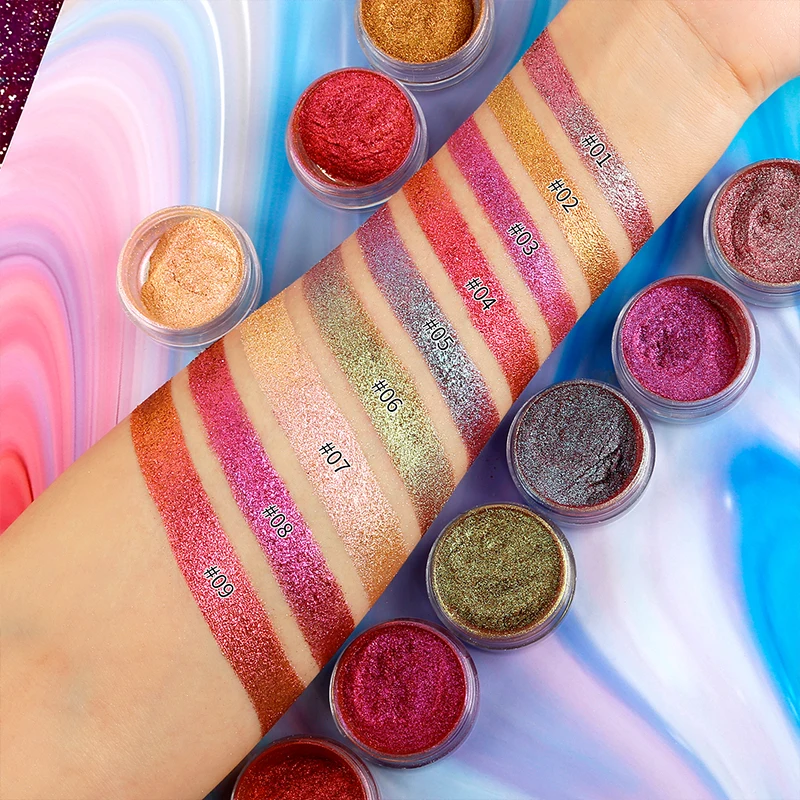 Private Label Beauty Products 113 Colors Multichrome Eyeshadow Pigment