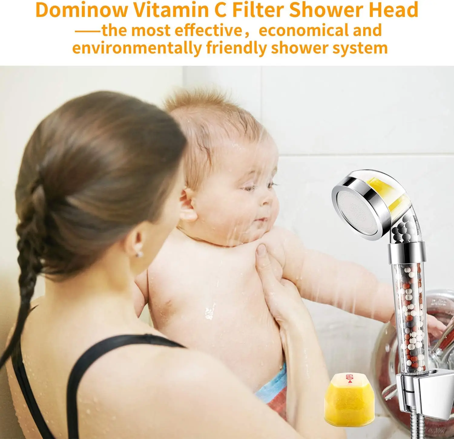 Hot-selling Vitamin c shower cartridge Aroma Handheld Filter Shower Head