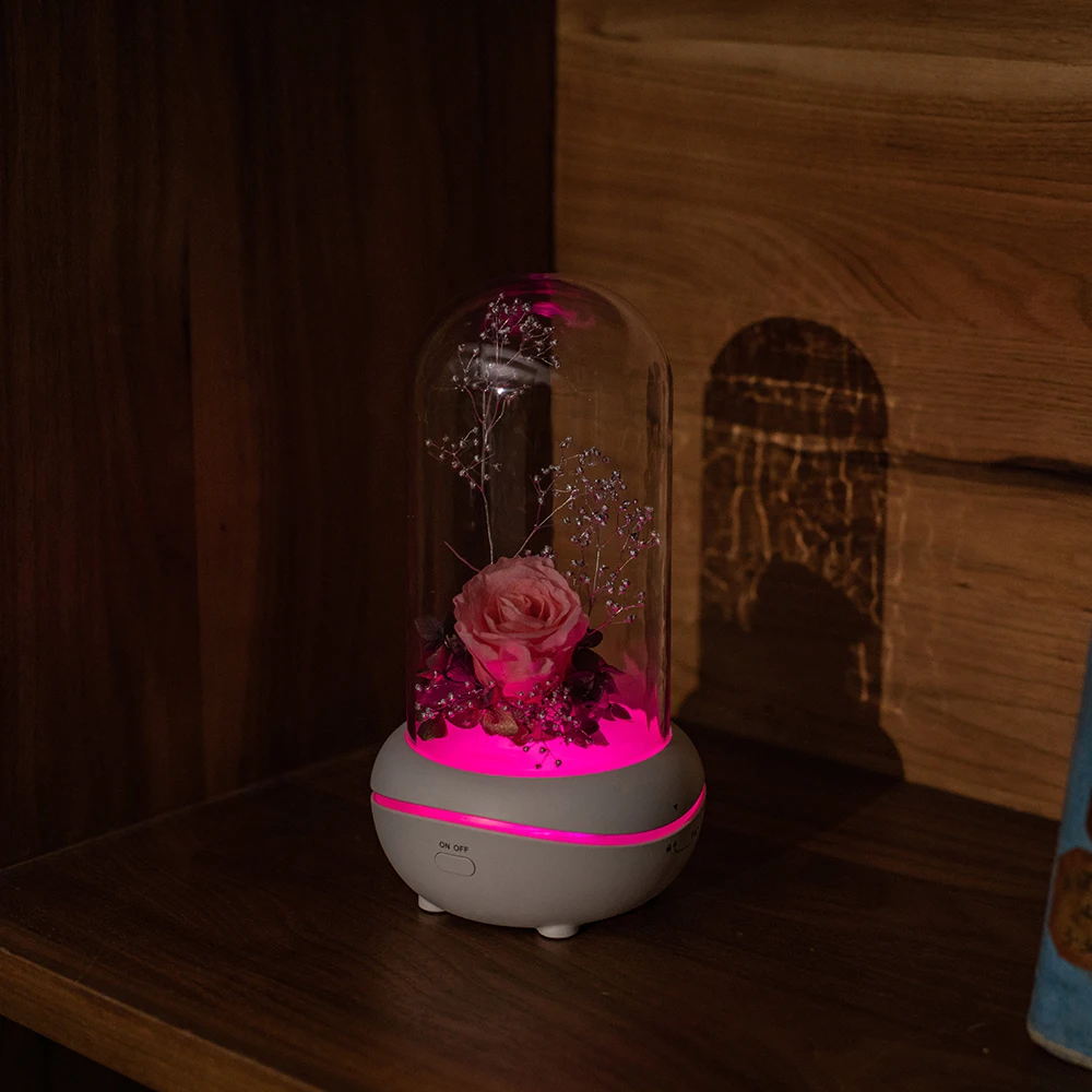 Aroma Diffuser Lamp 7colors Electric Portable Ultrasonic Essential Oil Difuser Flower Aroma Diffuser In Low Price Machine