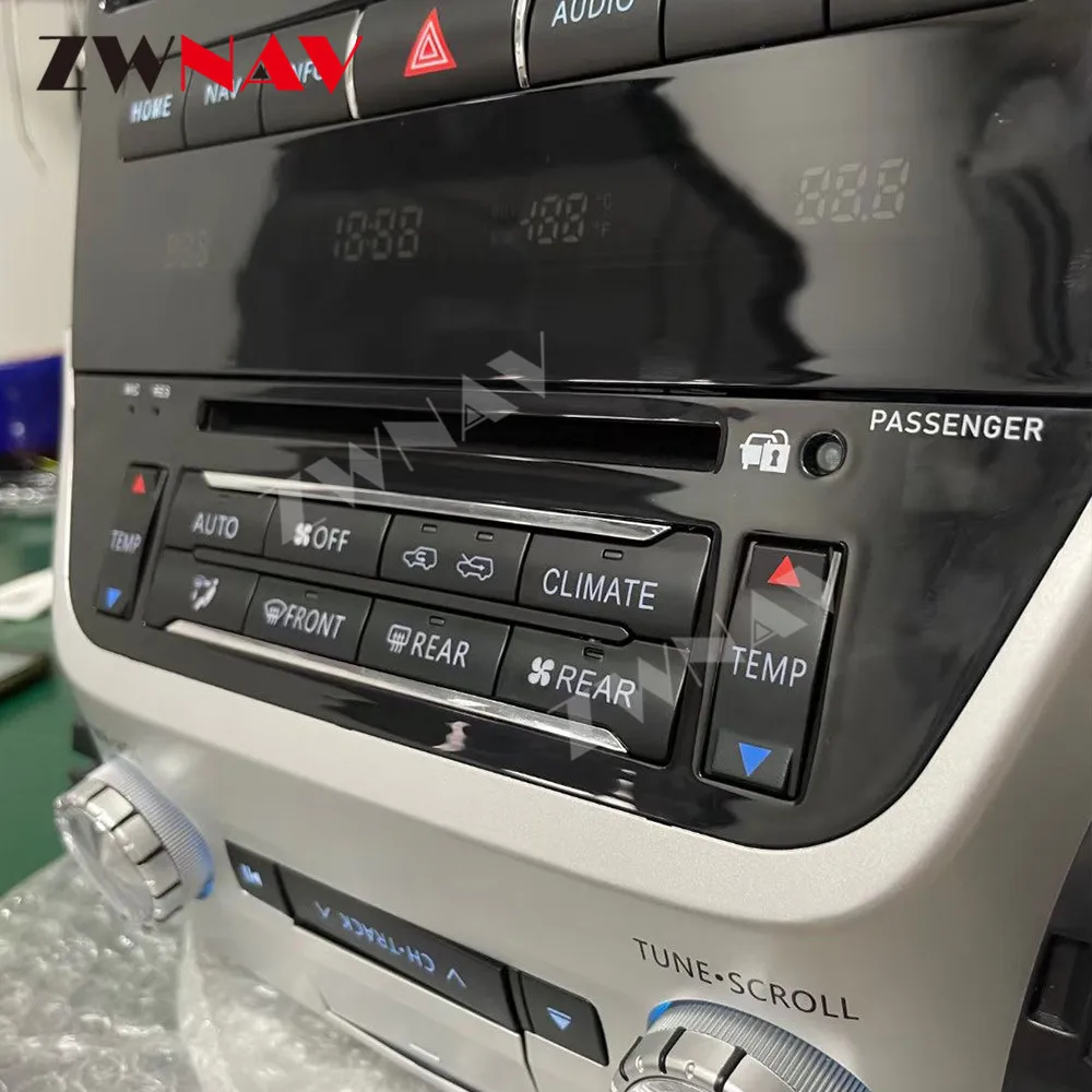 ZWNAV OEM Style For Toyota Land Cruiser LC200 2016-2020 Android 10.0 Car GPS Navigation Radio Stereo Multimedia Player All Bas