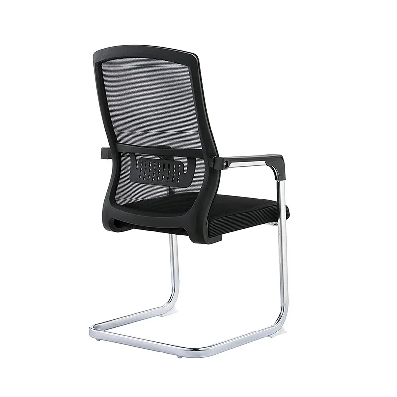 Fashion new Office Chair with No without Wheel Mesh fabric Sled Stationary for Meeting reception visitor guest events waiting