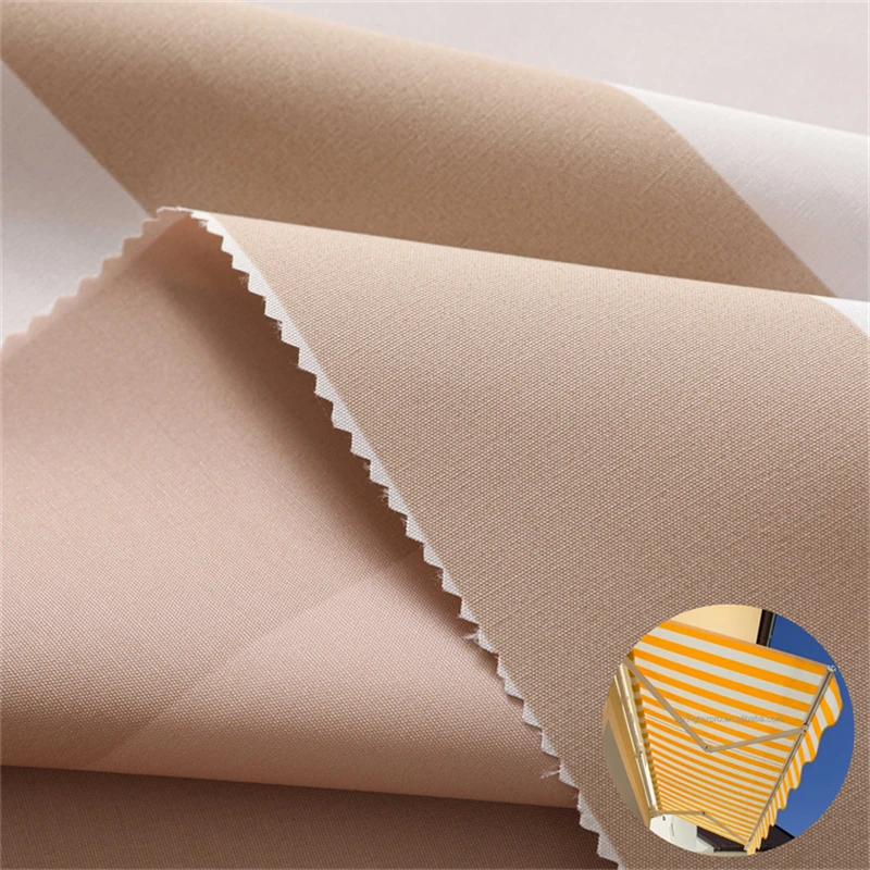 crochet umbrellas fabric 100% polyester waterpoof  uv resistant  outdoor fabrics