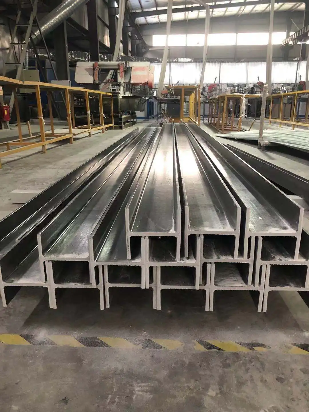 Высокопрочная лучевая H-образная I-образная антикоррозийная изоляция длительный срок службы FRP Стекловолоконная конструкция