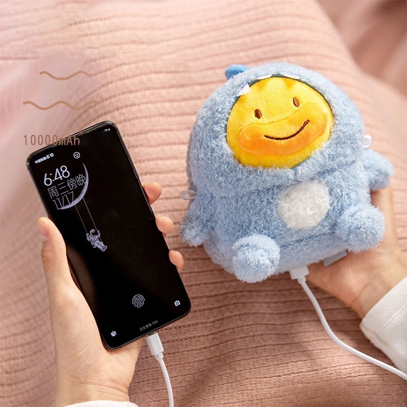 HUAMJ High Quality Cheap Price Usb Rechargeable Animal Hand Warmer For Reusable Kawaii Dinosaur Plush Hand Warmer